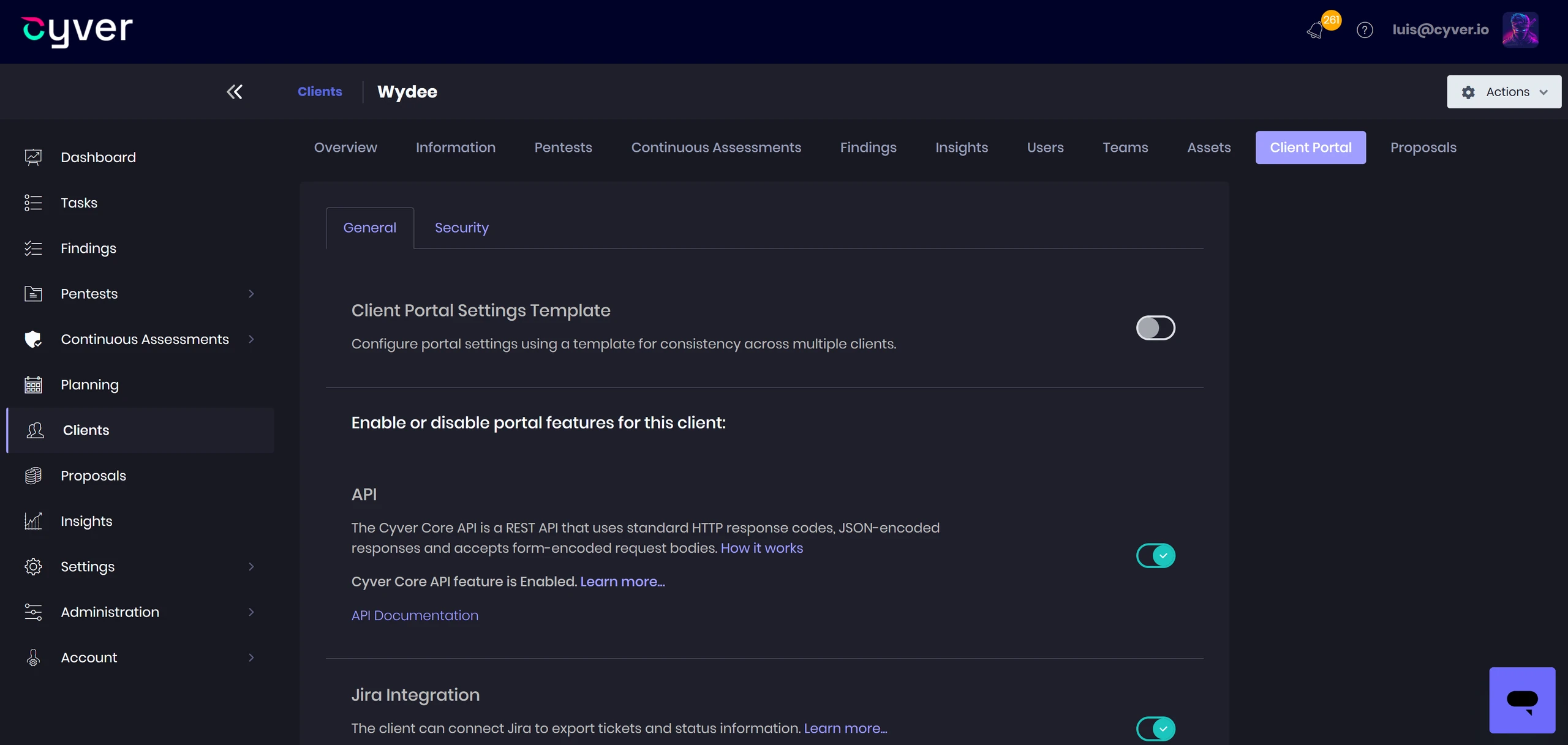 Cyver Core PTaaS: Client Collaboration and Visibility