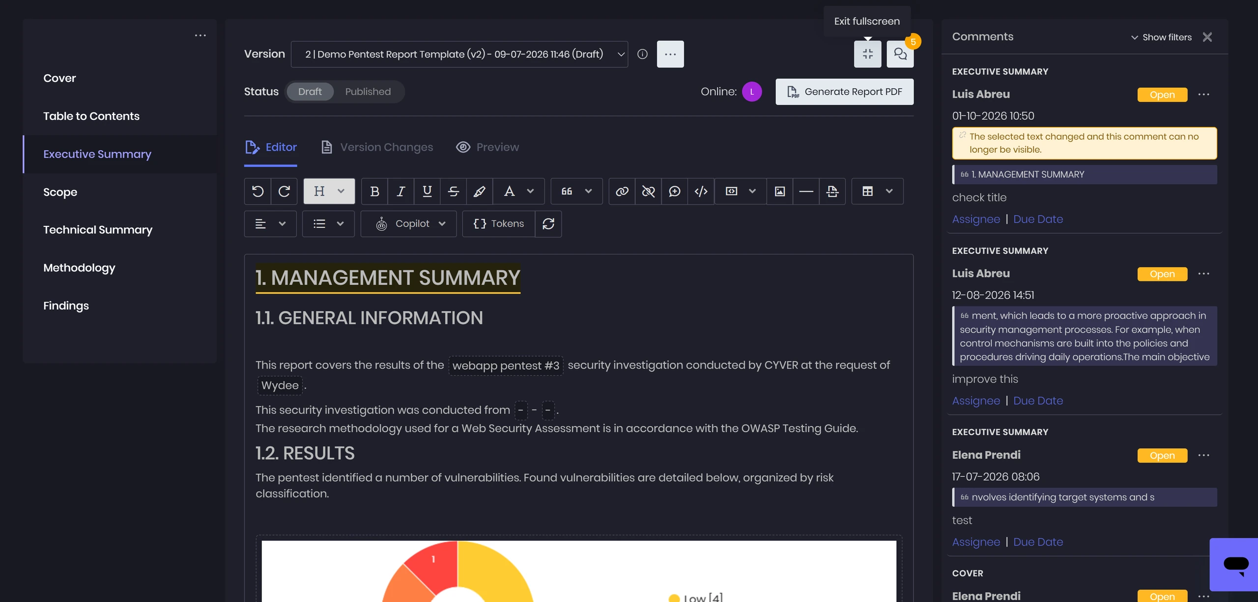 Cyver Core PTaaS: Report Review and Delivery