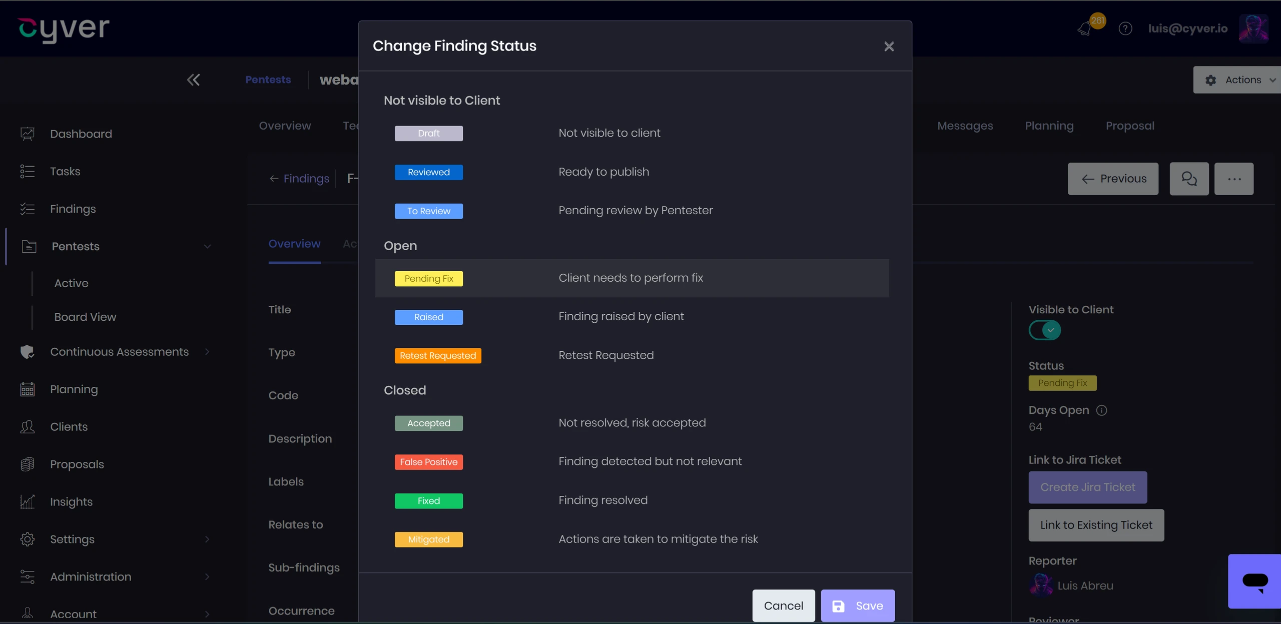 Cyver Core PTaaS: Remediation and Retesting